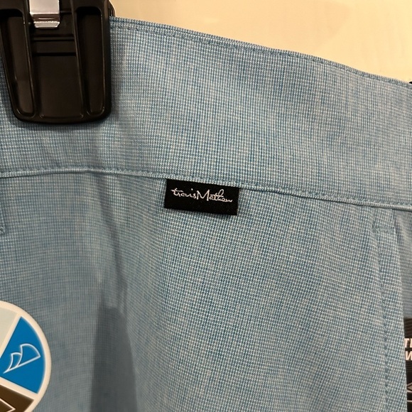 NWT Travis Mathew Men’s Size 42 Prestige Mediterranean Blue Performance Shorts - Picture 6 of 13
